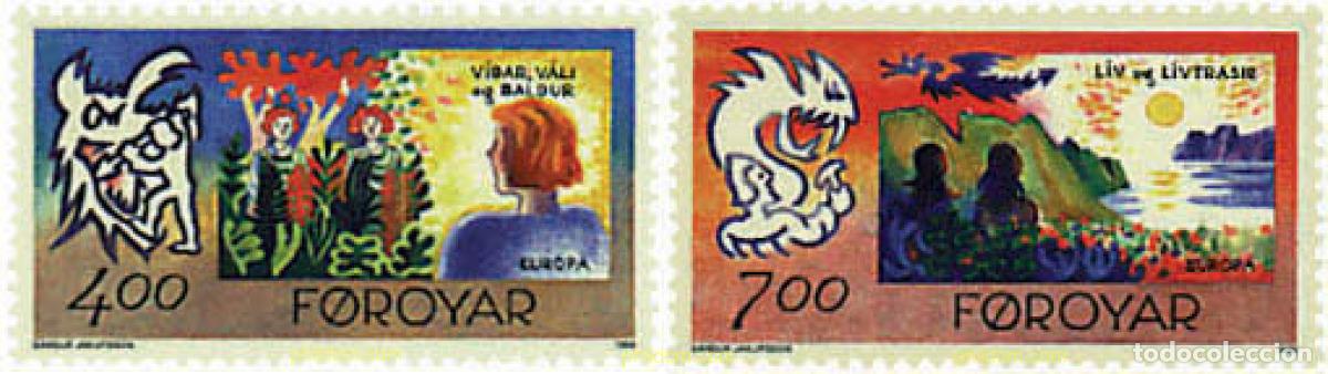 Francobolli: 96748 MNH FEROE 1995 EUROPA CEPT. PAZ Y LIBERTAD
