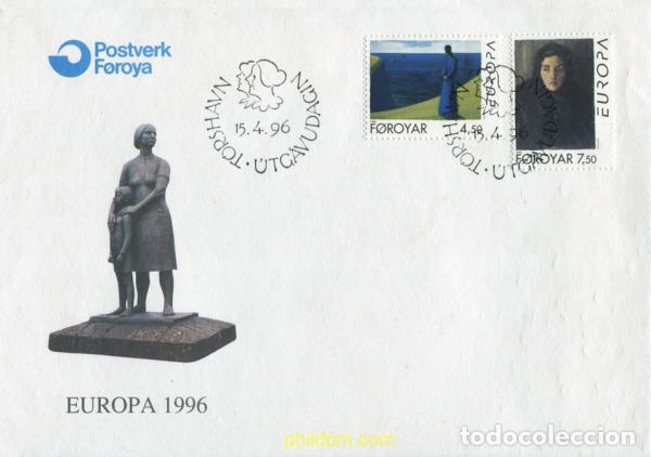 Francobolli: 24499 MNH FEROE 1996 EUROPA CEPT. MUJERES CELEBRES