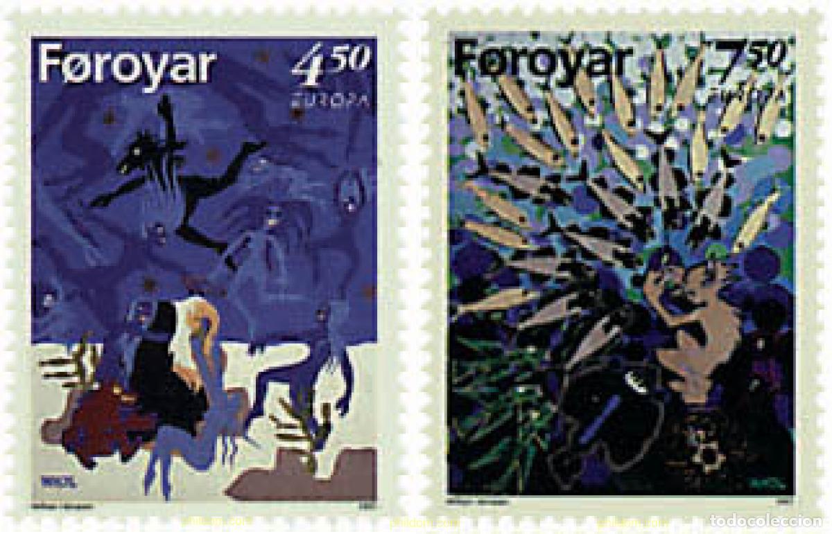 Briefmarken: 96763 MNH FEROE 1997 EUROPA CEPT. CUENTOS Y LEYENDAS