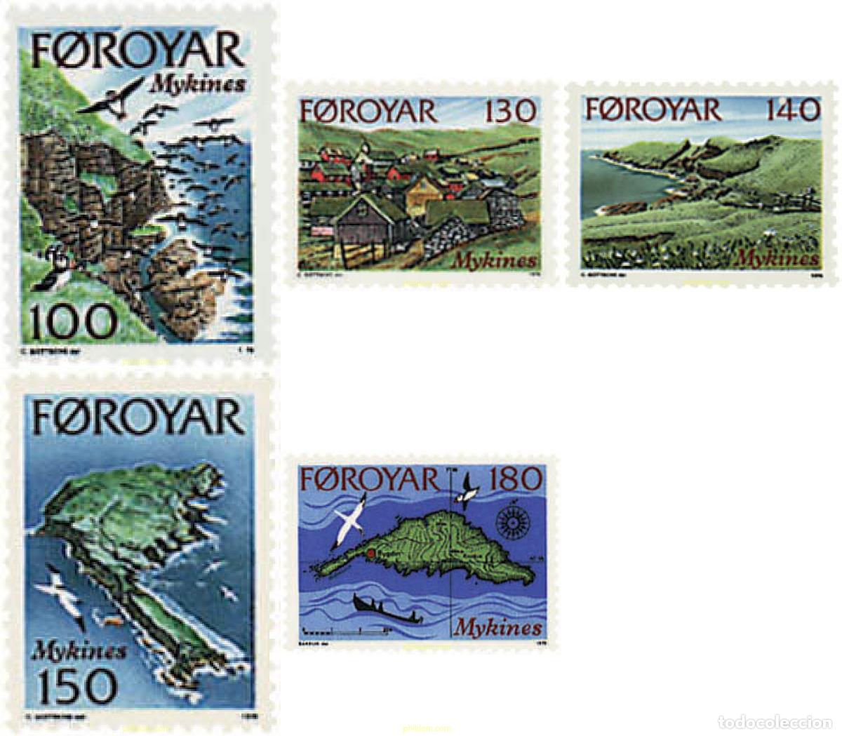 Sellos: 96628 MNH FEROE 1978 ISLA DE MYKINES