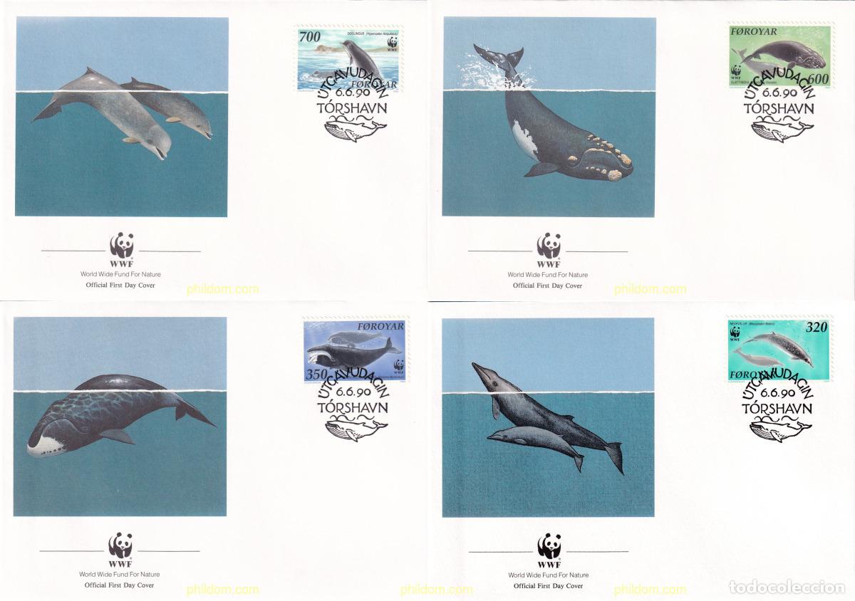 Sellos: 23145 MNH FEROE 1990 MAMIFEROS MARINOS DEL ATLANTICO NORTE
