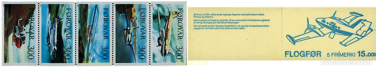 Sellos: 2849 MNH FEROE 1985 AVIONES