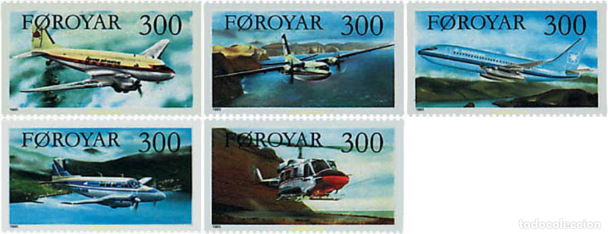 Sellos: 152058 MNH FEROE 1985 AVIONES