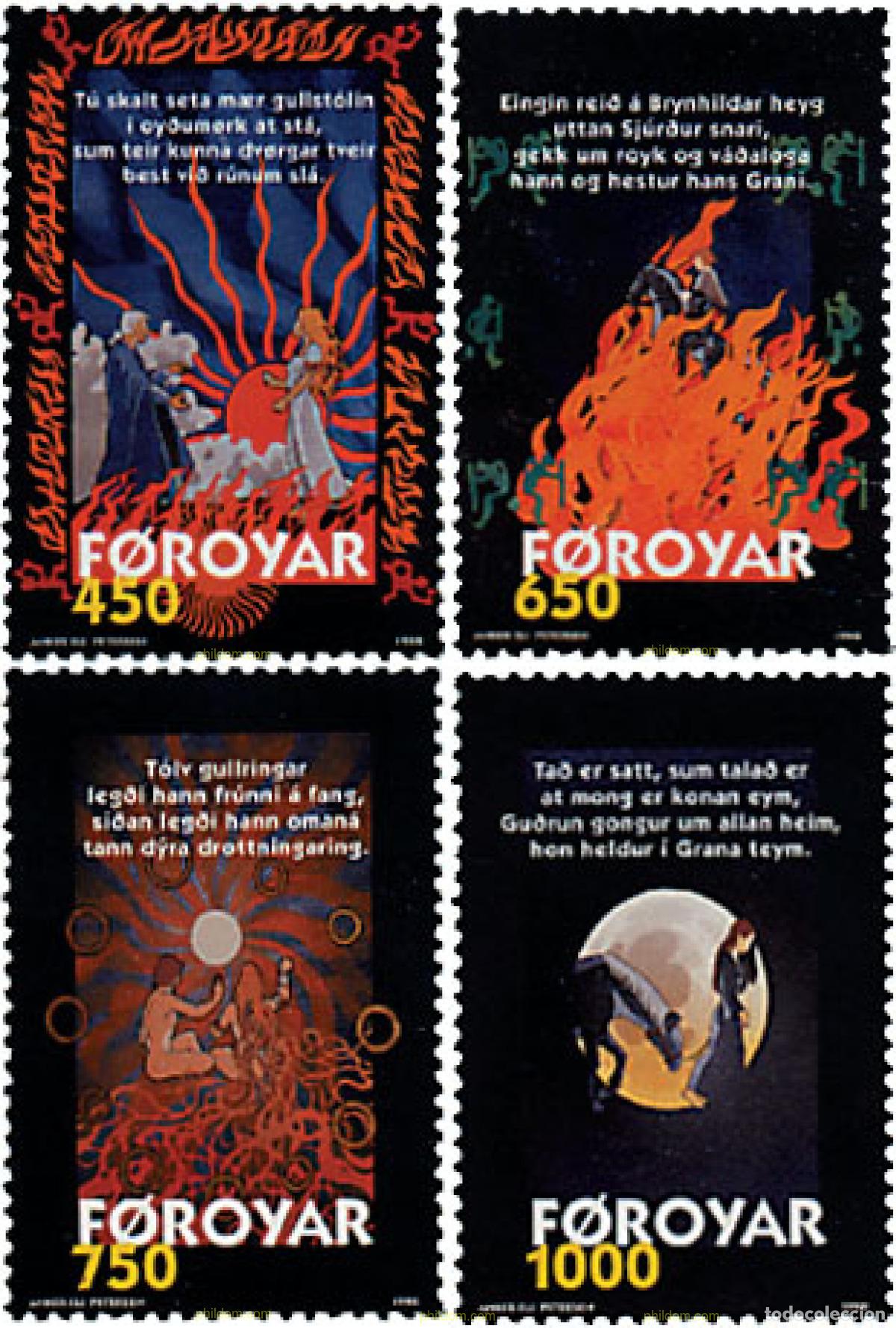 Sellos: 96764 MNH FEROE 1998 CANCIONE DE BRUNEHILDE