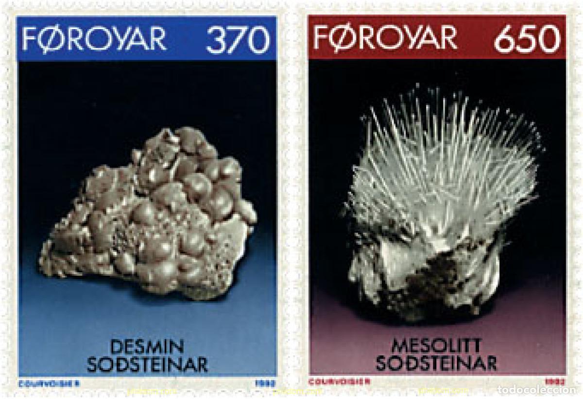 Sellos: 96718 MNH FEROE 1992 MINERALES