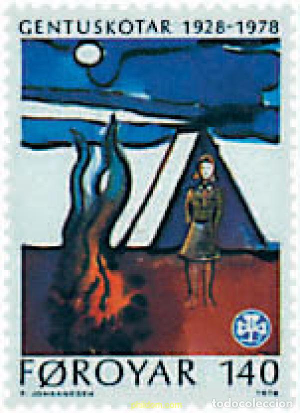 Sellos: 38370 MNH FEROE 1978 50 ANIVERSARIO DEL ESCULTISMO