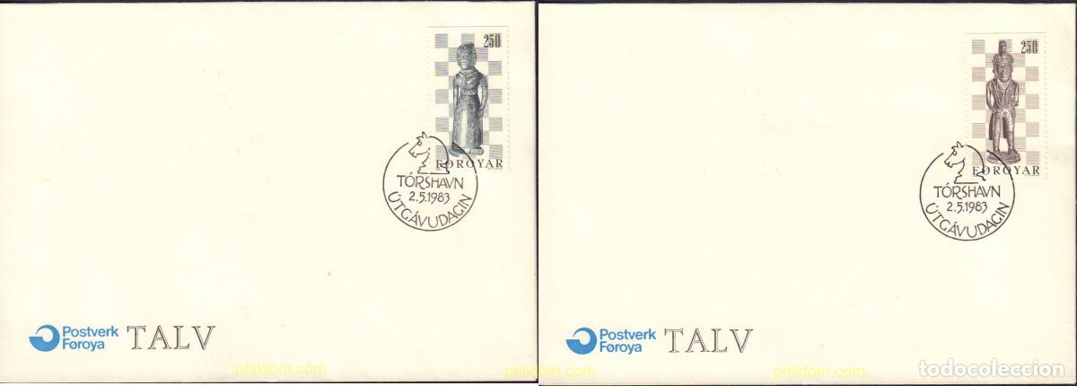 Francobolli: 376138 MNH FEROE 1983 AJEDREZ