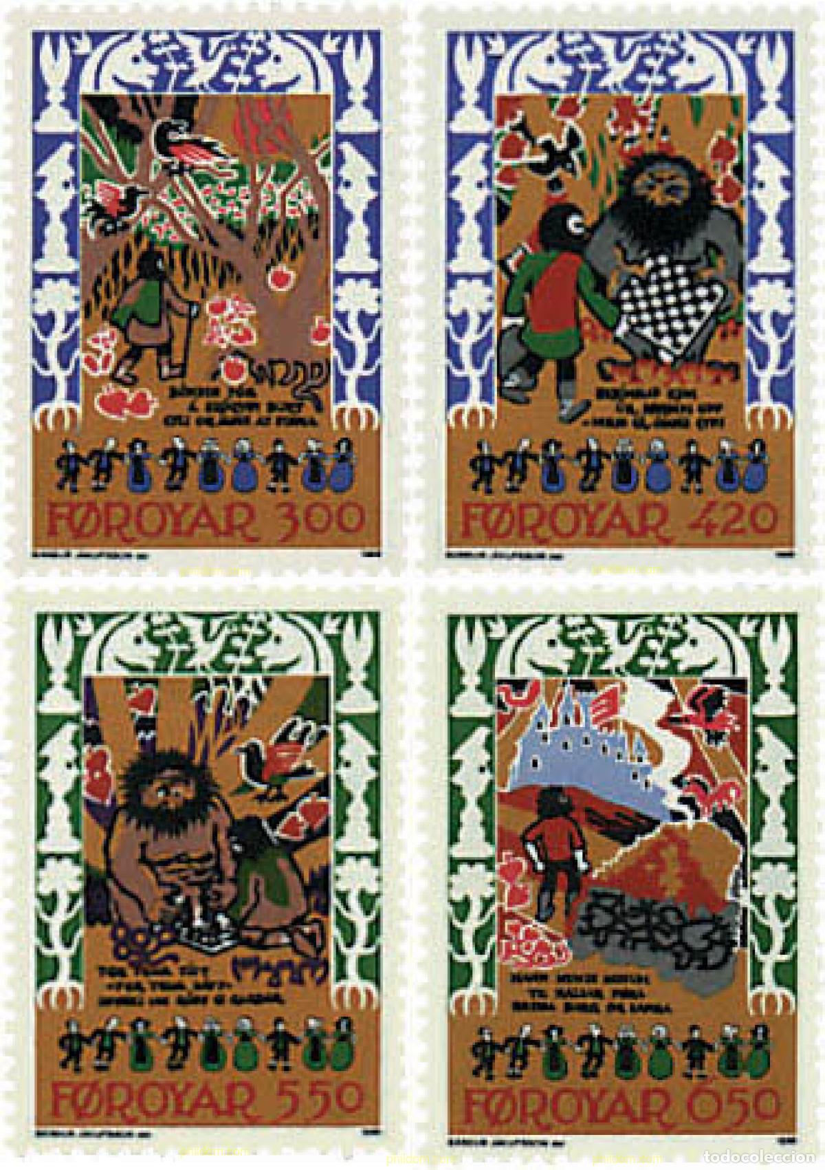 Stamps: 96653 MNH FEROE 1986 CUENTOS Y LEYENDAS