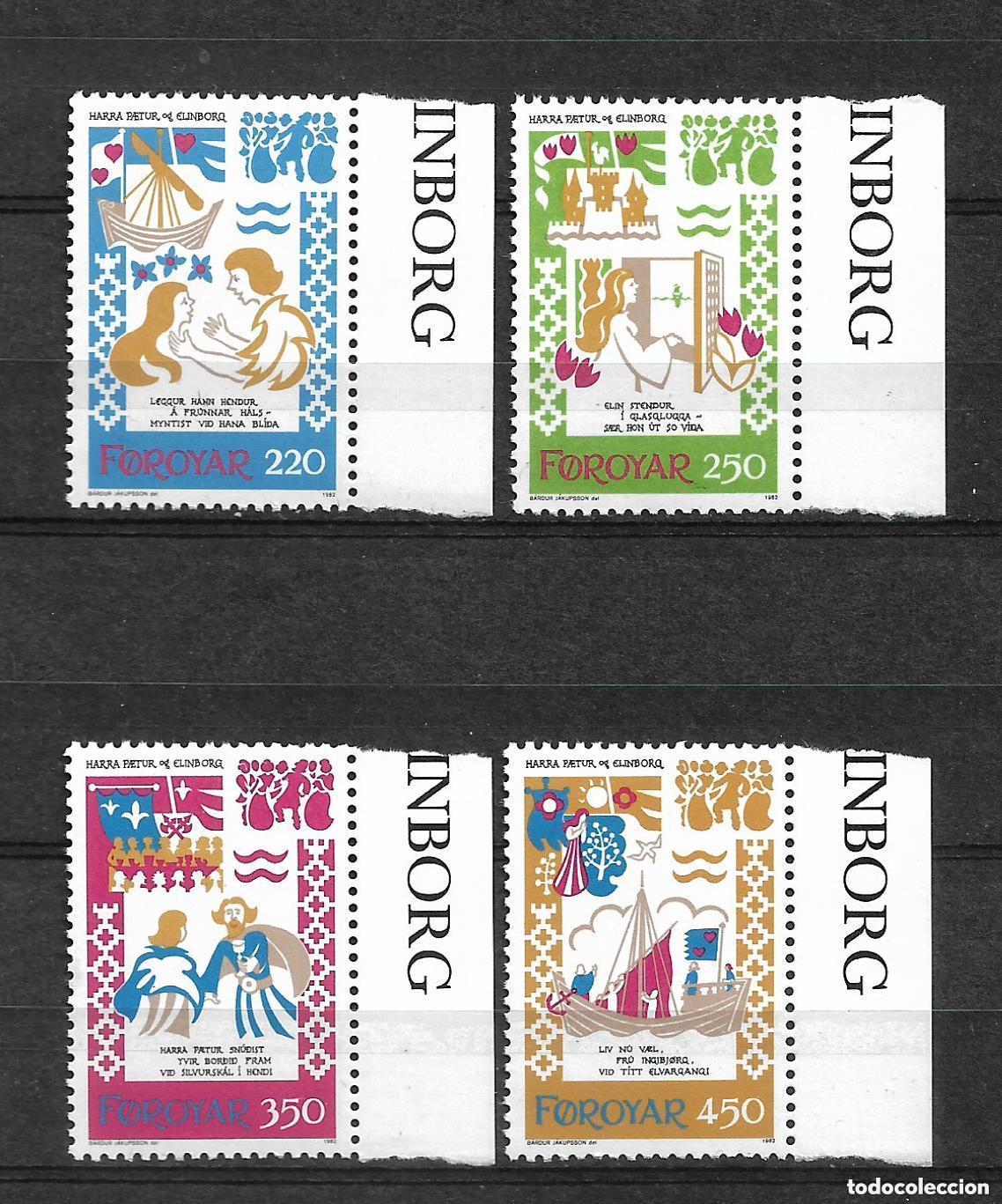 Stamps: islas feroe 1982 scott 86-89 ** mnh 3.50&euro;- 3-8
