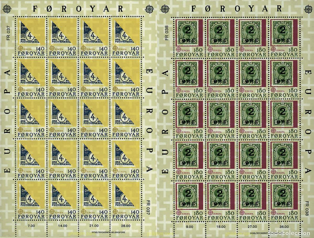 Stamps: 12346 MNH FEROE 1979 EUROPA CEPT. COMUNICACIONES
