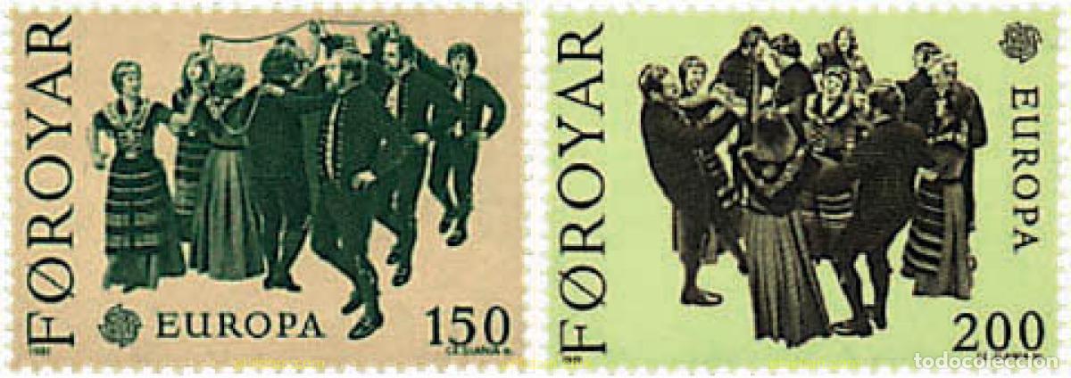Sellos: 96638 MNH FEROE 1981 EUROPA CEPT. FOLCLORE
