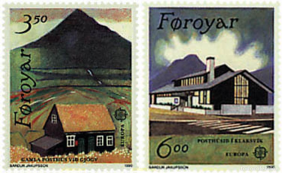 Stamps: 96670 MNH FEROE 1990 EUROPA CEPT. OFICINAS POSTALES