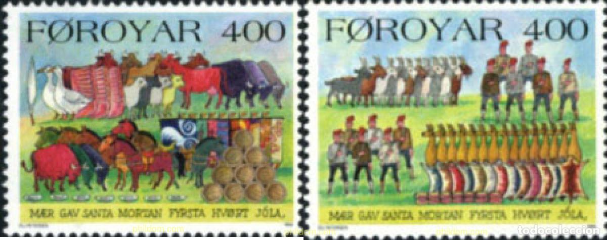 Sellos: 96743 MNH FEROE 1994 NAVIDAD