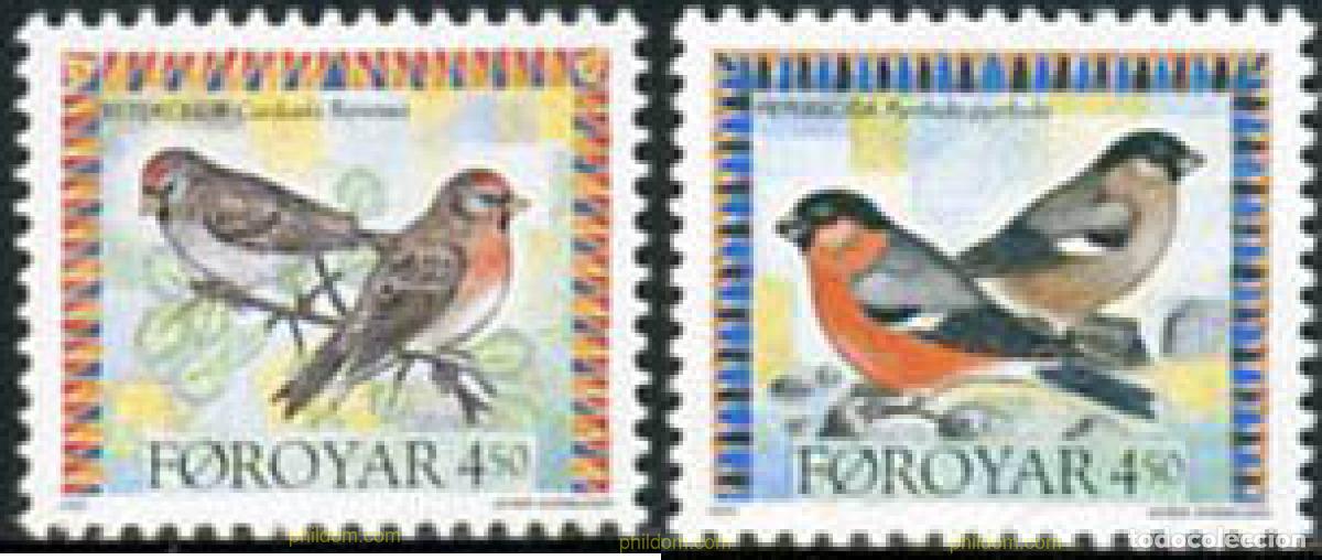 Sellos: 96762 MNH FEROE 1997 AVES MIGRATORIAS