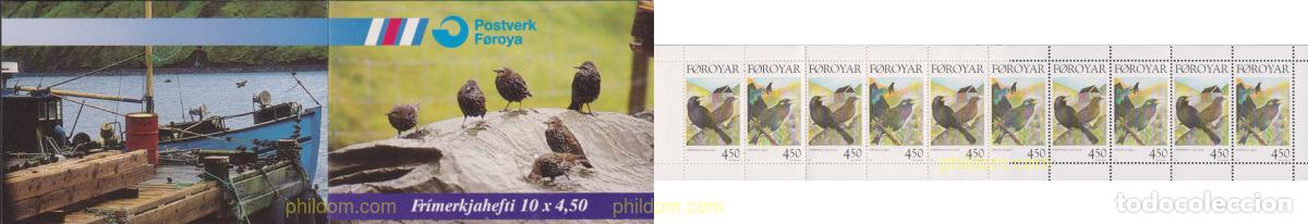 Sellos: 3377 MNH FEROE 1998 AVES