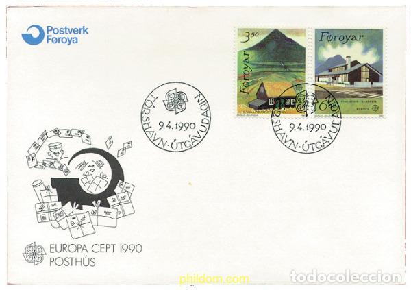 Selos: 24221 MNH FEROE 1990 EUROPA CEPT. OFICINAS POSTALES