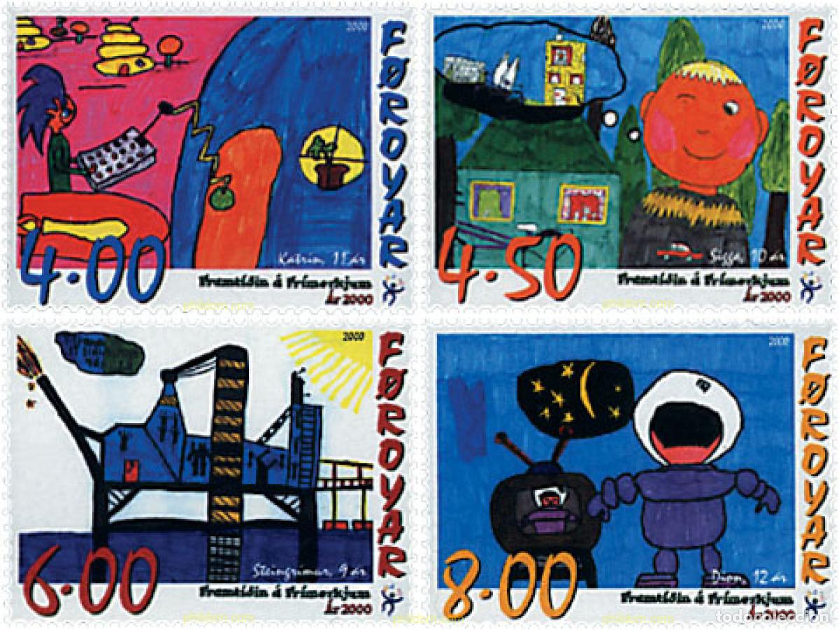 Briefmarken: 87603 MNH FEROE 2000 DIBUJOS INFANTILES