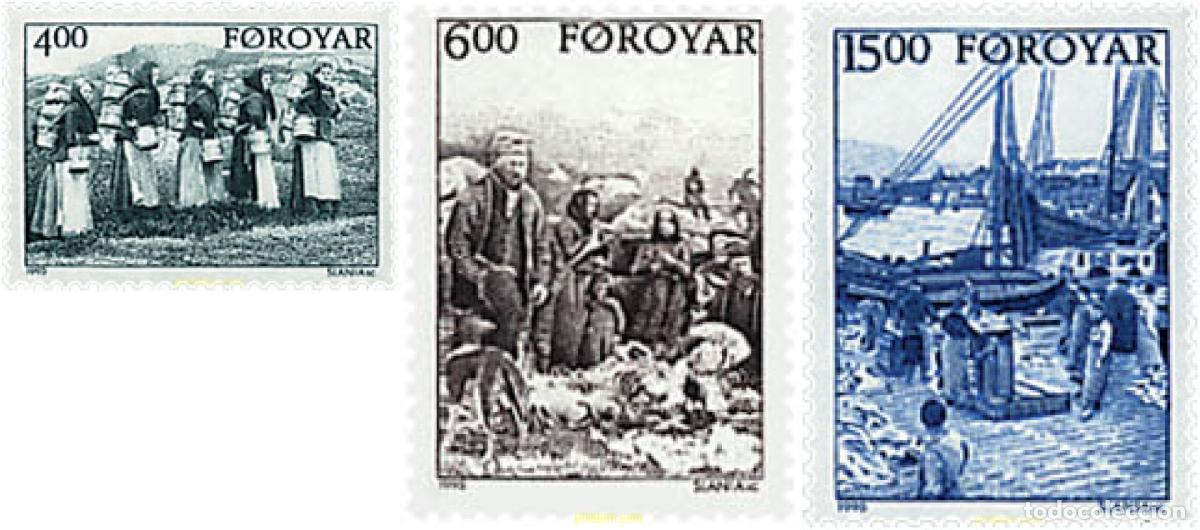 Sellos: 96750 MNH FEROE 1995 ESCENAS DE LA VIDA RURAL