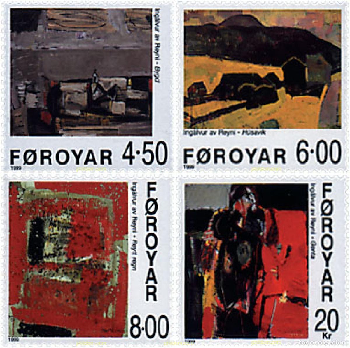 Sellos: 96774 MNH FEROE 1999 HOMENAJE AL PINTOR INGALVUR AV REYNI