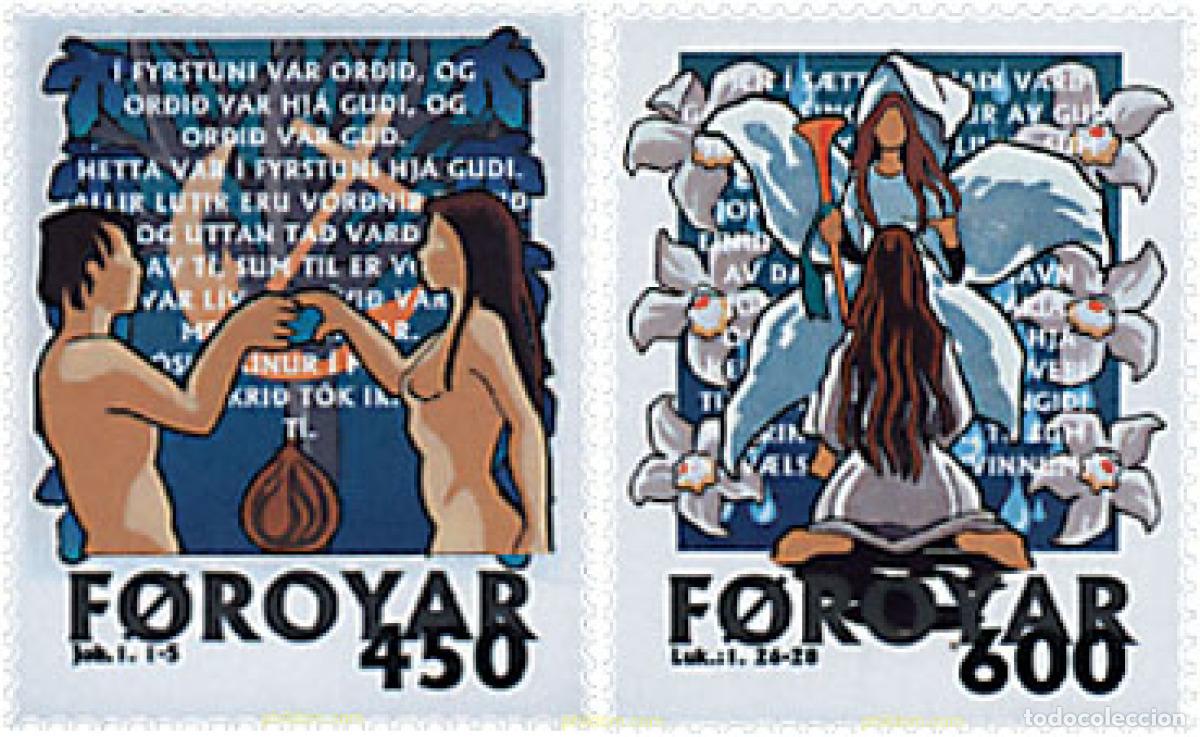 Sellos: 99482 MNH FEROE 1999 NAVIDAD