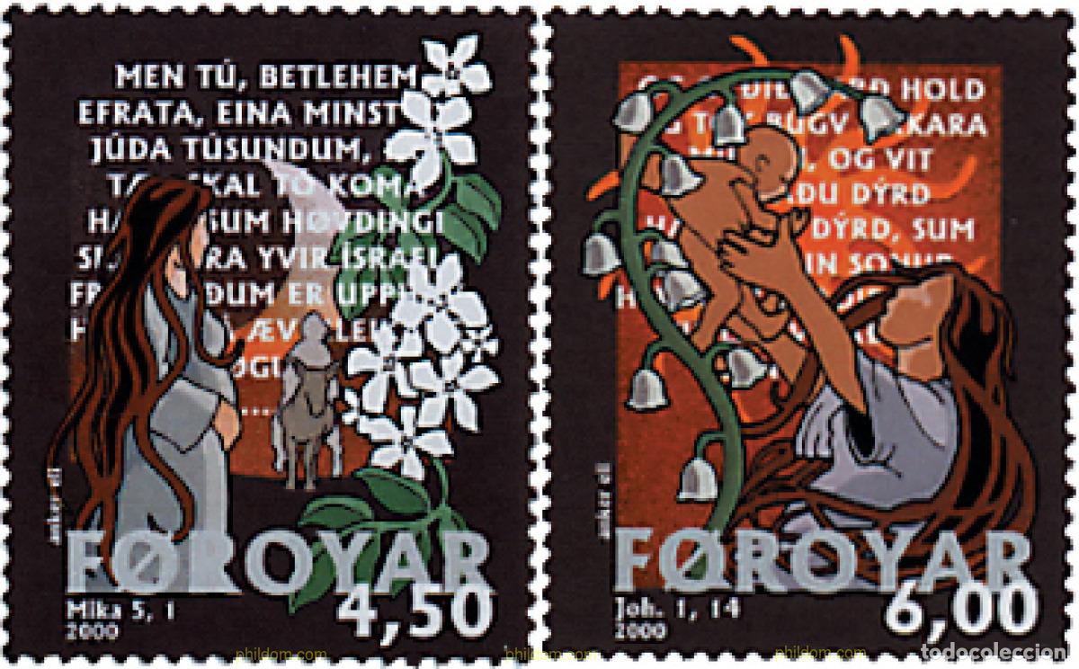 Sellos: 99483 MNH FEROE 2000 NAVIDAD