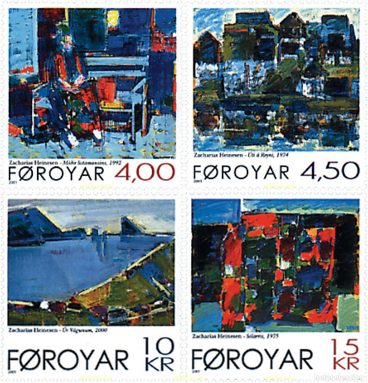 Sellos: 78186 MNH FEROE 2001 PINTURAS