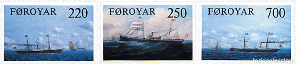 Sellos: 96643 MNH FEROE 1983 BARCOS A VAPOR ANTIGUOS