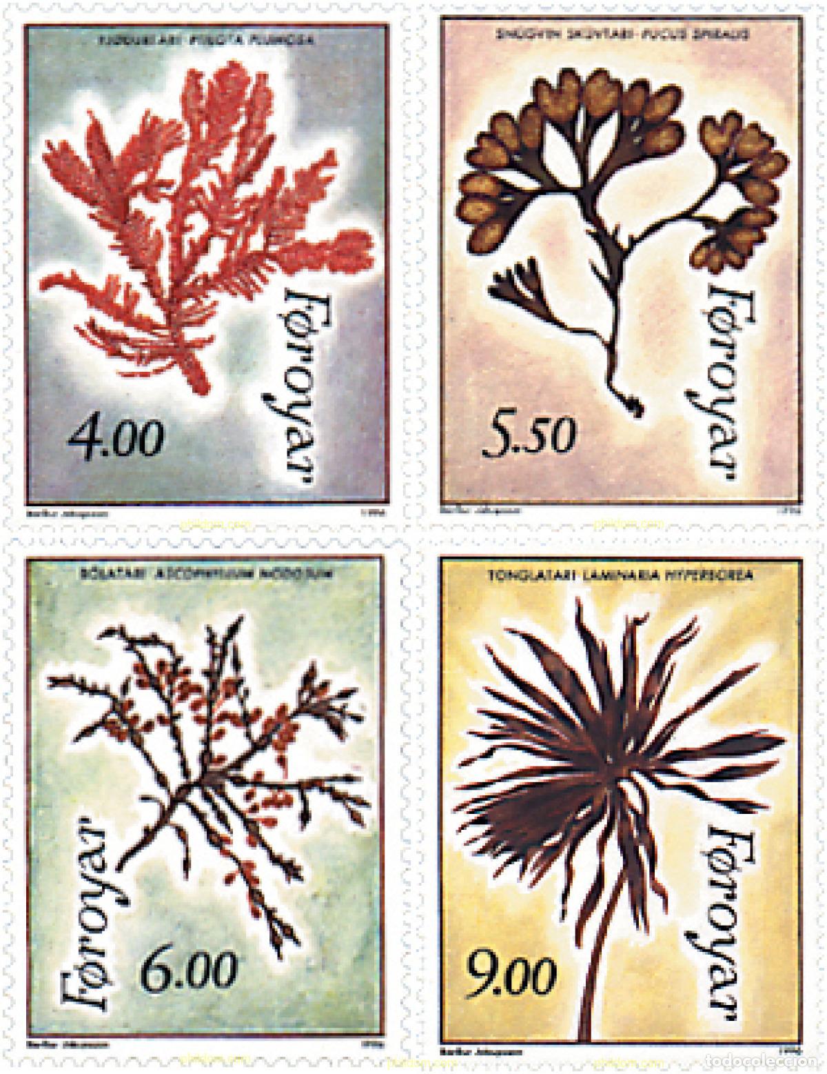 Timbres: 96753 MNH FEROE 1996 ALGAS MARINAS