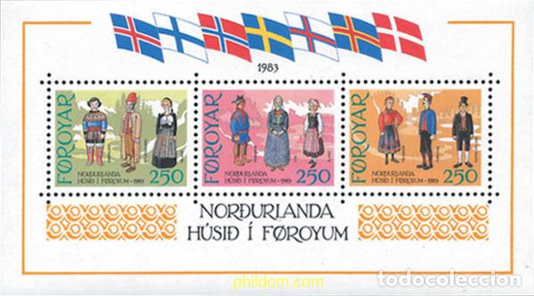 Sellos: 100235 MNH FEROE 1983 INAUGURACION DE LA CASA NORDICA EN TORSHAVN
