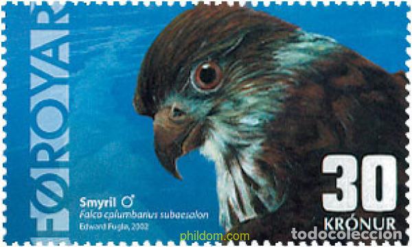 Sellos: 101026 MNH FEROE 2002 AVES
