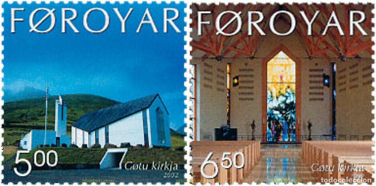 Sellos: 101023 MNH FEROE 2002 NAVIDAD. LA IGLESIA DE GOTA