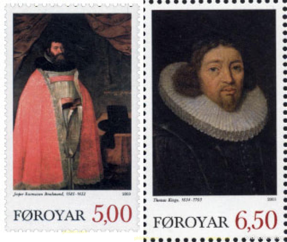 Stamps: 132931 MNH FEROE 2003 PERSONAJES RELIGIOSOS