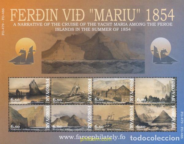 Briefmarken: 144094 MNH FEROE 2004 150 ANIVERSARIO DE LA EXPEDICION DEL MARIA
