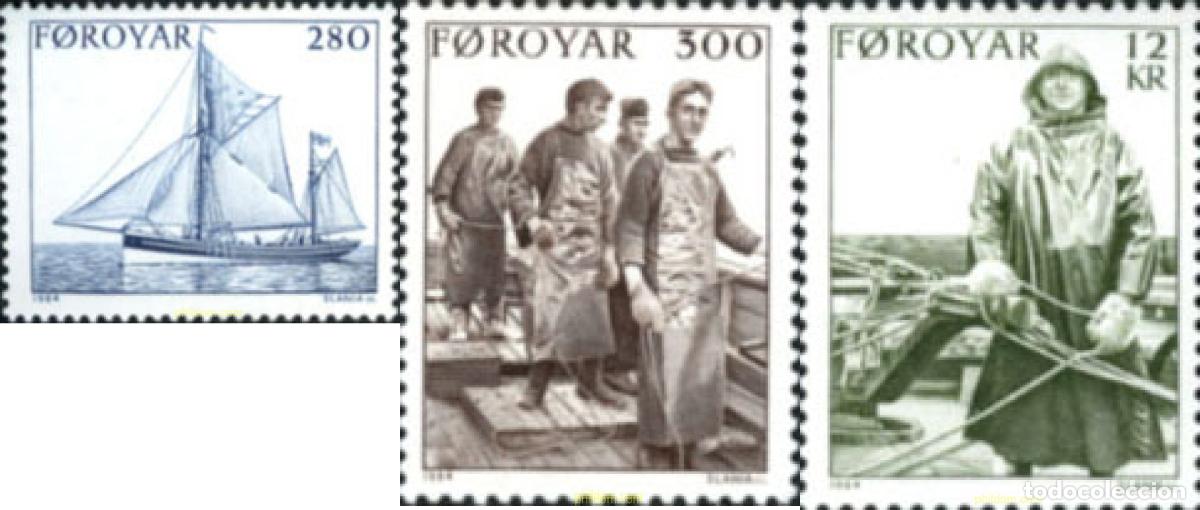 Sellos: 144580 MNH FEROE 1984 ASPECTOS DE LA PESCA EN LAS FEROE