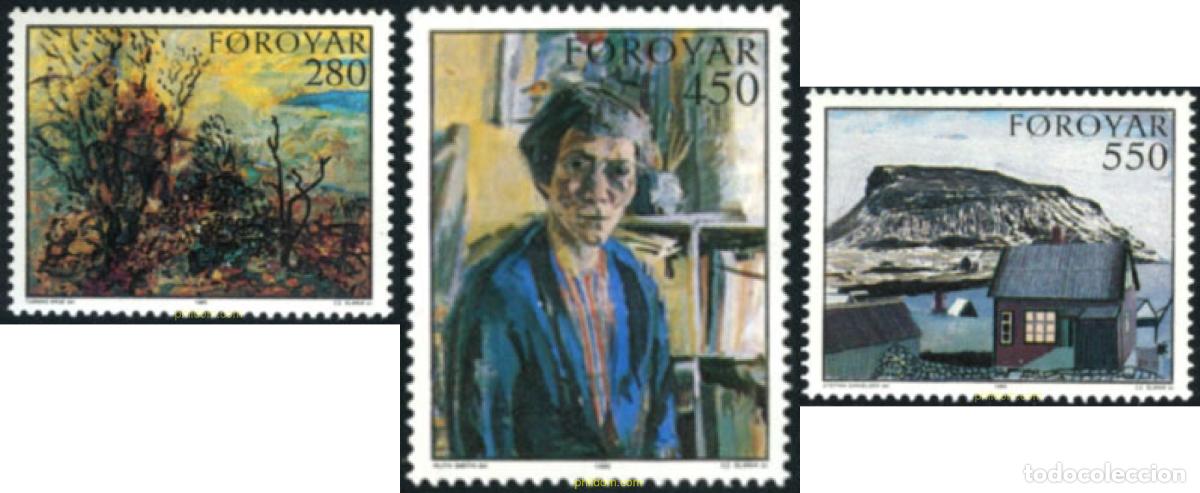 Sellos: 144583 MNH FEROE 1985 OBRAS DE ARTISTAS DE LAS FEROE