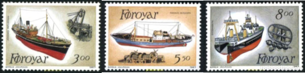 Stamps: 144599 MNH FEROE 1987 FLOTA DE PESCA DE LAS ISLAS