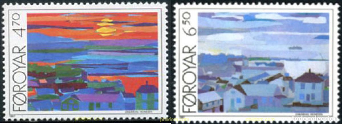 Stamps: 144600 MNH FEROE 1987 VISTAS DE TORSHAVN
