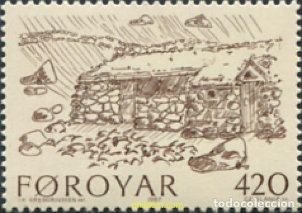 Stamps: 362872 MNH FEROE 1987 ARQUITECTURA TRADICIONAL