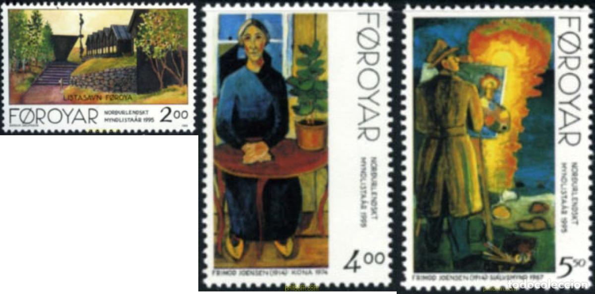 Stamps: 144624 MNH FEROE 1995 ARTE DE LOS PAISES NORDICOS