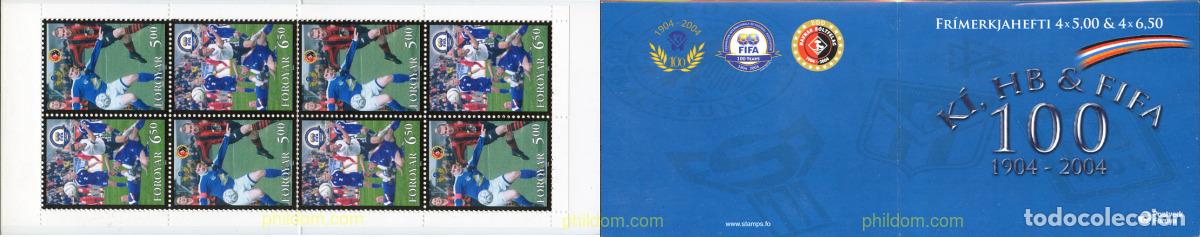 Sellos: 145842 MNH FEROE 2004 CENTENARIO DE LA FIFA