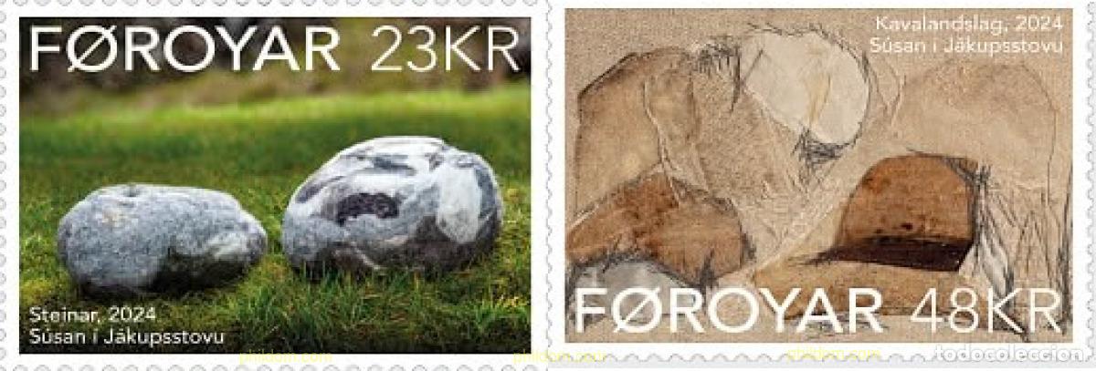 Sellos: 732289 MNH FEROE 2024 ARTE ORG&aacute;NICO
