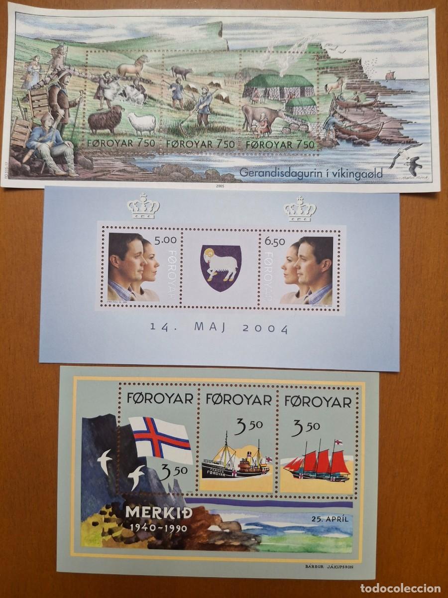 Timbres: HB822 HOJITAS BLOQUE de ISLAS FEROE en NUEVO ideal para tematicas (leer descripcion)