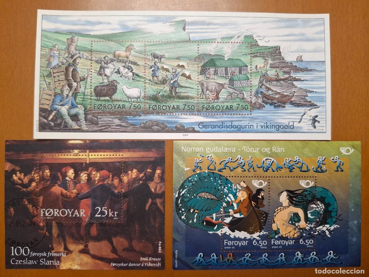 Stamps: HB823 HOJITAS BLOQUE de ISLAS FEROE en NUEVOideal para tematicas (leer descripcion)