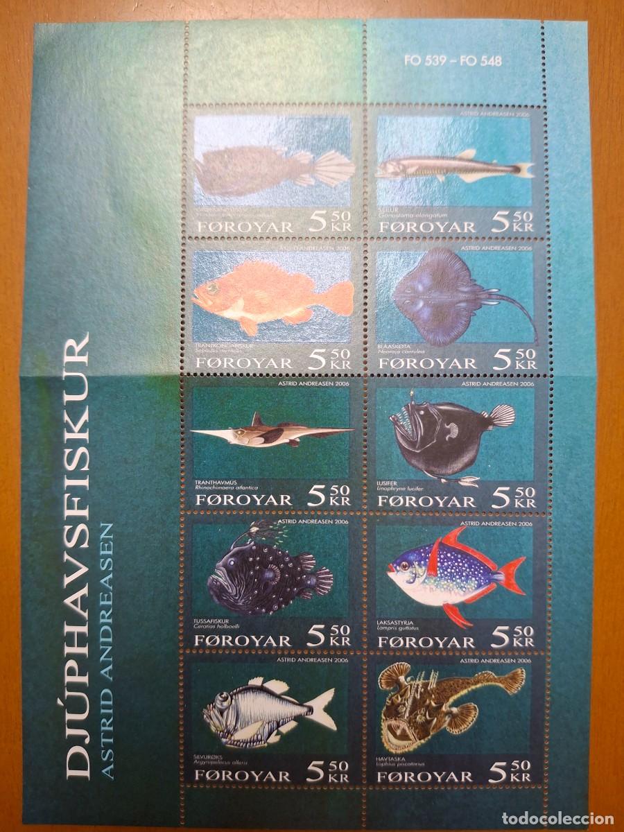 Sellos: HB826 HOJITAS BLOQUE de ISLAS FEROE en NUEVO ideal para tematicas (leer descripcion)