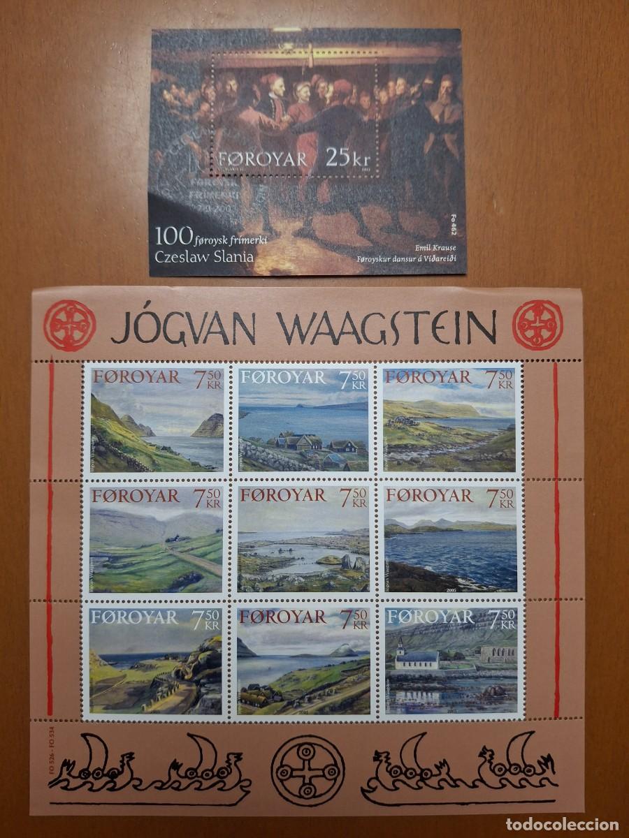 Timbres: HB828 HOJITAS BLOQUE de ISLAS FEROE en NUEVO ideal para tematicas (leer descripcion)