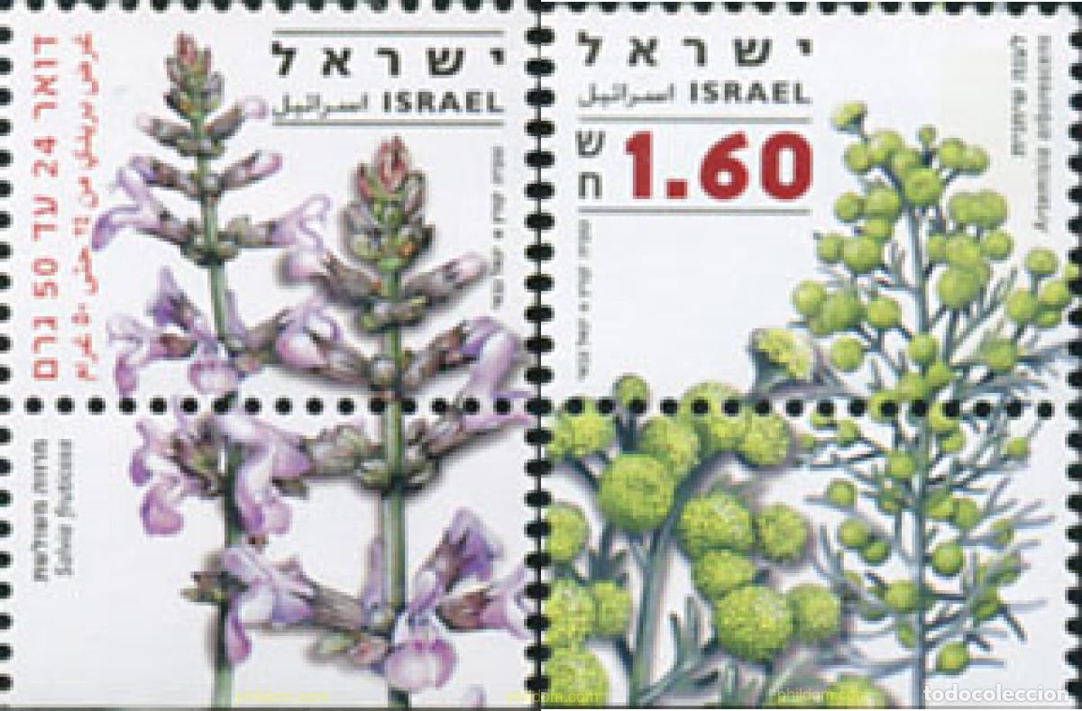 Sellos: 328937 MNH ISRAEL 2008 PLANTAS MEDICINALES