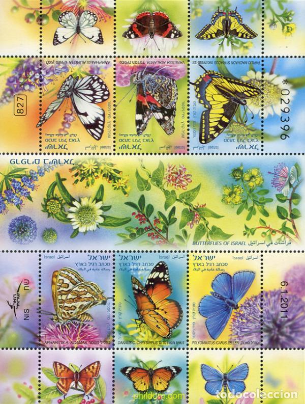 Sellos: 259682 MNH ISRAEL 2010 MARIPOSAS