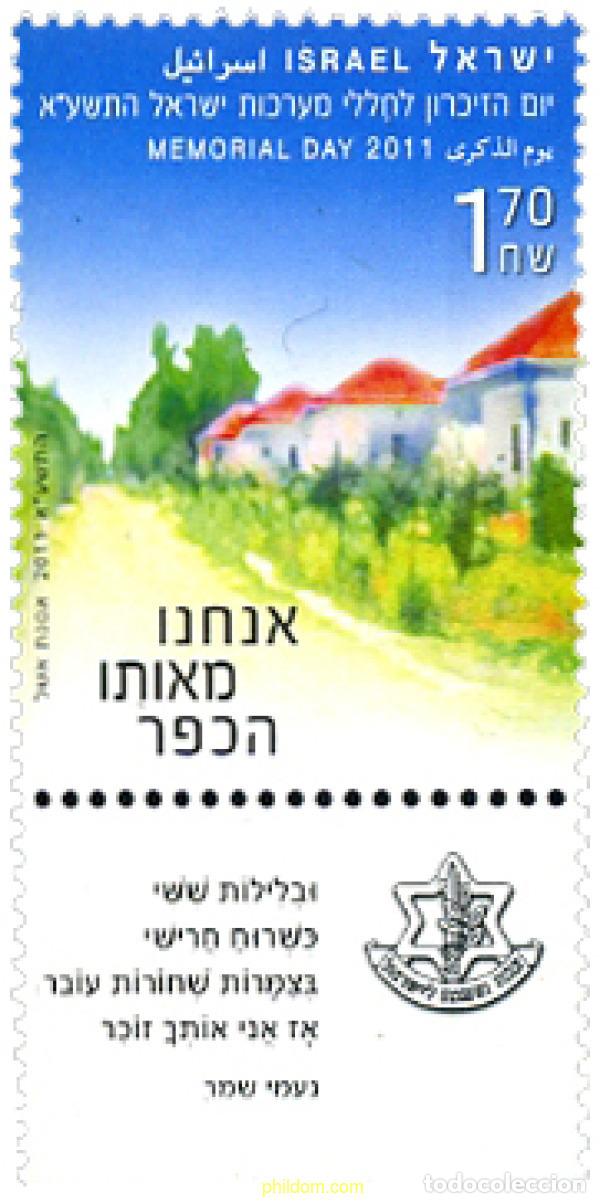 Sellos: 329148 MNH ISRAEL 2011 DIA DEL RECUERDO