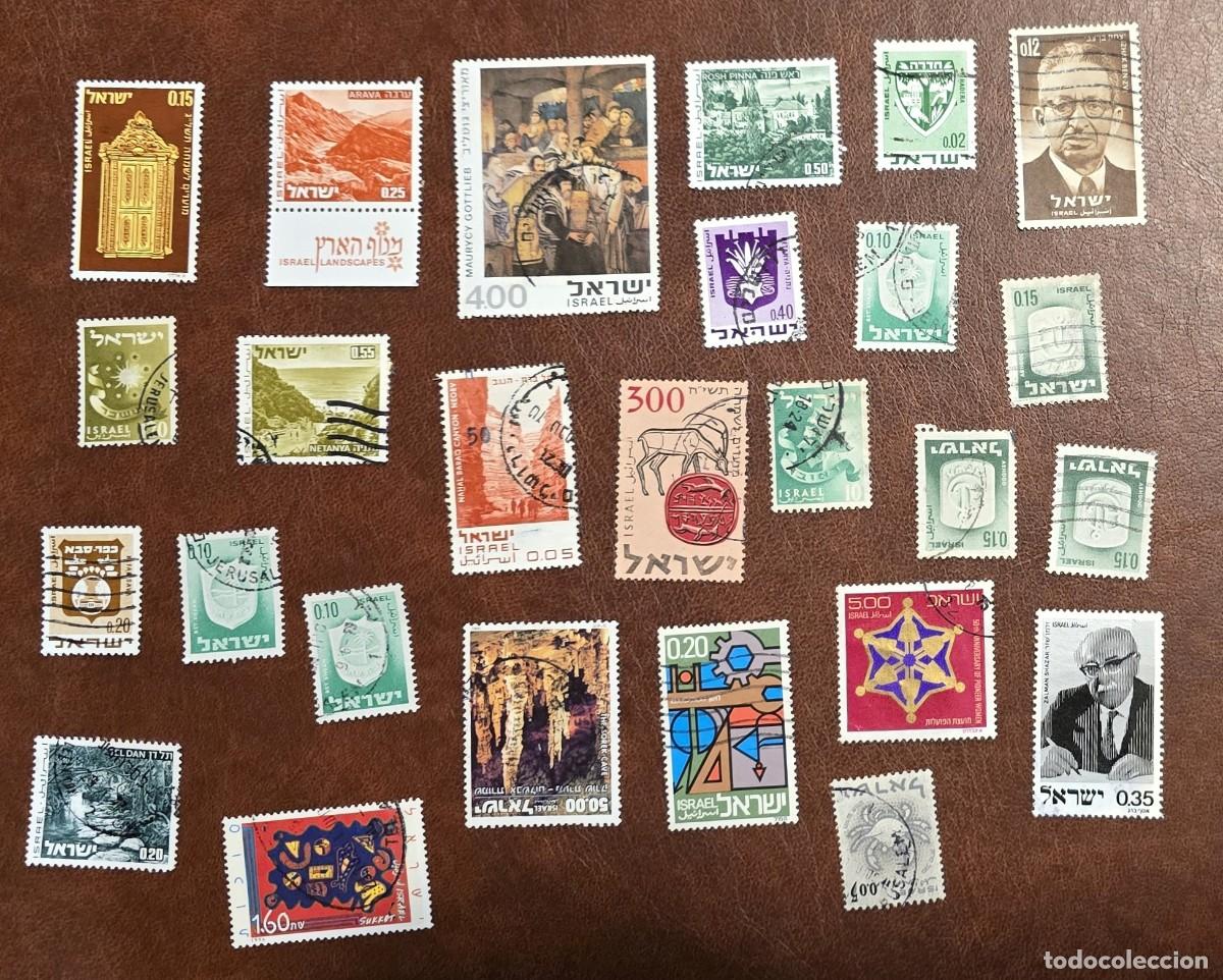 Francobolli: Israel - Colecci&oacute;n sellos usados de Israel ver las im&aacute;genes + de 100 sellos
