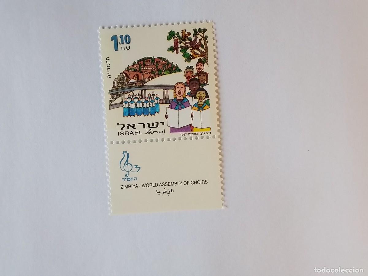 Sellos: A&Ntilde;O 1997 ISRAEL SELLO NUEVO CON BANDELETA